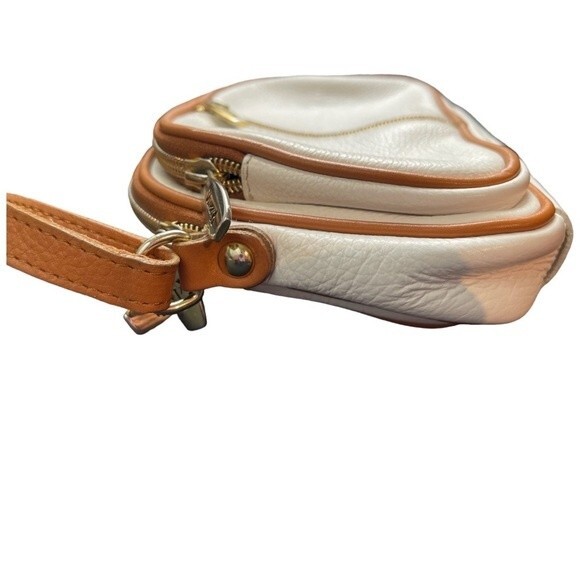 VALENTINA ivory Made In Italy Leather Extra Small Crossbody - Picture 4 of 11